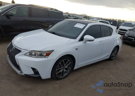 2015 Lexus Ct 200H z USA, uszkodzony, nr VIN JTHKD5BH4F2223585